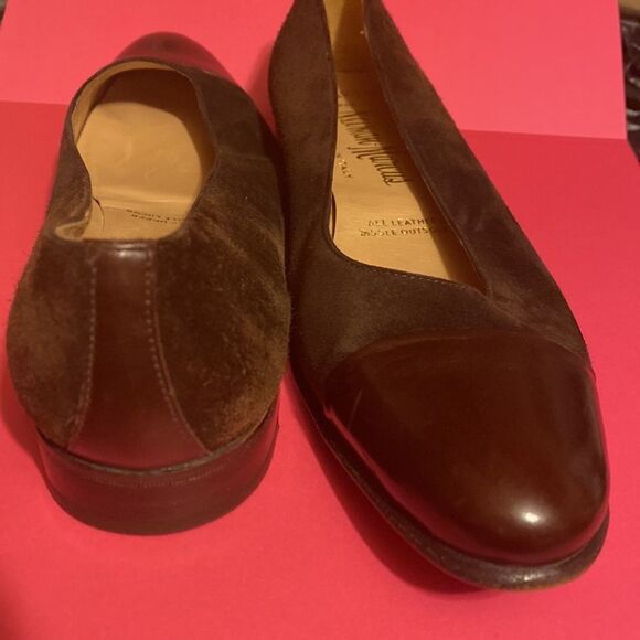 Gravati Per Neiman Marcus Hand Made in Italy All Leather 8 M Suede body - Picture 4 of 8